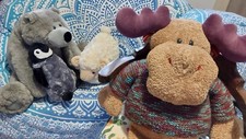 Peluche renna orso usato  Italia