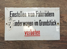 Emailleschild einstellen fahrr gebraucht kaufen  Wurzen