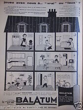 Publicité balatum couvre d'occasion  Compiègne