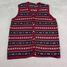 Colete suéter de malha vintage estampado abstrato malha com botões feminino GG comprar usado  Enviando para Brazil