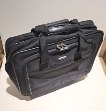 Excelente SOLO Classic Rolling Black Notebook Laptop Estojo de Viagem B100-4 Carry On comprar usado  Enviando para Brazil