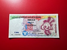 Italia banconota fantasy usato  Italia