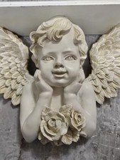 Prateleira de parede de resina Cherub Angel display detalhe incrível 18" X 9"  comprar usado Prateleira de parede de resina Cherub Angel display detalhe incrível 18" X 9"  comprar usado  Enviando para Brazil