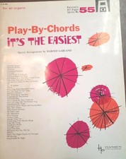 Play by Chords it'sThe Easiest Sheet Music Hansen's All Organ Series 55 1950, usado comprar usado  Enviando para Brazil