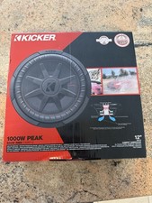 Subwoofer automotivo KICKER 48CWRT122 CompRT 1000w raso 12" DVC 2-ohm COMPRT12 comprar usado  Enviando para Brazil