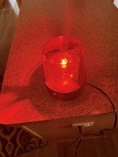 Farol vermelho 7" iluminado luz de festa giratória piscando lâmpada DJ iluminação Ha comprar usado  Enviando para Brazil
