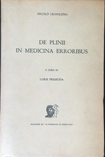 Plinii medicina erroribus usato  Italia
