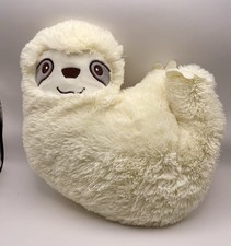 Usado, Almofada de aquecimento de preguiça de pelúcia para micro-ondas 12" brinquedo de pelúcia para crianças branco comprar usado  Enviando para Brazil