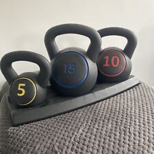 3pcs kettlebell lbs for sale  DONCASTER