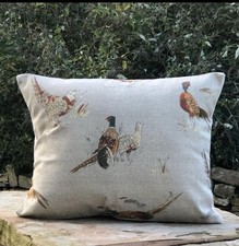 Pheasant design cushion for sale  BURNLEY