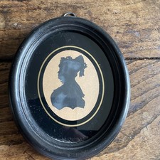 Antique silhouette lady for sale  SPALDING