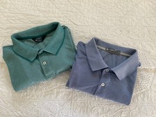 Lote de 2 polos masculinos Member's Mark XL algodão stretch pique azul e verde novo sem etiquetas comprar usado Lote de 2 polos masculinos Member's Mark XL algodão stretch pique azul e verde novo sem etiquetas comprar usado  Enviando para Brazil