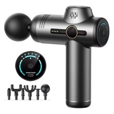 Pistolet do masażu tkanek głębokich, masażer mięśni, 6 głowic, przenośna perkusja  na sprzedaż Pistolet do masażu tkanek głębokich, masażer mięśni, 6 głowic, przenośna perkusja  na sprzedaż  Wysyłka do Poland