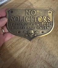 Solicitors sign plaque for sale  Brookings