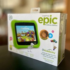 Tablet Leap Frog Epic Academy Edition Kids Learning Wi Fi 16GB completo na caixa comprar usado  Enviando para Brazil