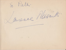 Laurence naismith signed for sale  BO'NESS