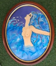 Tableau ovale encadré d'occasion  Paris XV