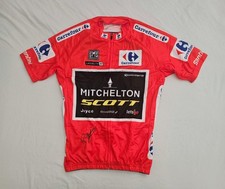 Camiseta de ciclismo vermelha Vuelta a Espana assinada por Simon Yates 2018 Mitchelton-Scott PRF comprar usado  Enviando para Brazil