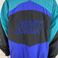 Jaqueta Nike Vintage Quebra-Vento Grande Zíper Completo Jaqueta de Pista Anos 90 Y2K Spellout comprar usado  Enviando para Brazil