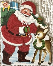 Vintage christmas santa for sale  Atwood