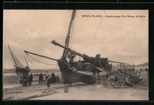 Cpa berck plage d'occasion  Expédié en France
