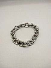 Bracelet chunky silver for sale  UK