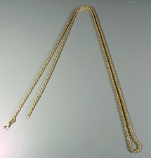 Goldene halskette gestempelt gebraucht kaufen  Leipzig