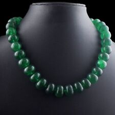 Maravilhoso colar de contas verde esmeralda formato redondo 700,00 cts VK 42 E665 comprar usado  Enviando para Brazil