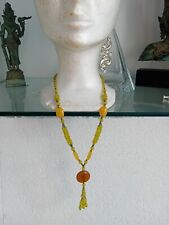 Collana vintage ambra usato  Padova