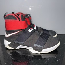 Tênis Masculino Nike Lebron Zoom Soldier Bred Preto Vermelho Tamanho EUA 13 #37643 comprar usado  Enviando para Brazil