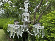 Vtg chrome chandelier for sale  Pottsville