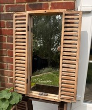 White shutter wood for sale  UCKFIELD