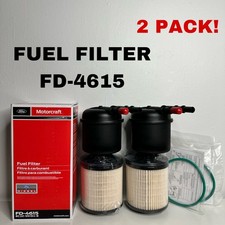 Pacote com 2 filtros de combustível diesel genuínos Motorcraft FD4615 Ford F-250 Super F-350 6.7L comprar usado  Enviando para Brazil