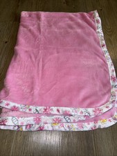 Cobertor de bebê borboleta floral rosa favorito Le Bebe Lovey pelúcia super macia comprar usado  Enviando para Brazil