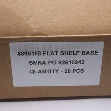 (50 peças) base de prateleira plana de plástico 11-1/8 x 4" 895188 comprar usado  Enviando para Brazil