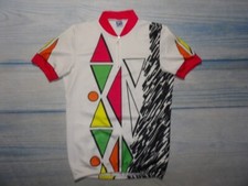 Camisa de ciclismo Santini vintage década de 1980 linda procurada exclusiva masculina tamanho GG, usado comprar usado  Enviando para Brazil