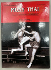 Muay Thai Boxing Martial Arts Text Book Hardcover 1st Edition Illust. 244p comprar usado  Enviando para Brazil