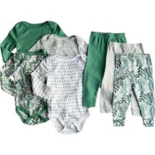 Conjuntos de calças combinando 7 peças Cloud Island roupas de bebê manga longa folhagem 12-18M comprar usado  Enviando para Brazil