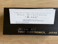 Wall microphone 66a for sale  NEWARK