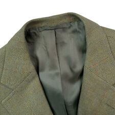 Blazer de lã de malha de tweed para janela verde claro 42 S Uma Reddy NYC sob medida comprar usado  Enviando para Brazil