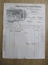 Antique illustrated invoice d'occasion  Expédié en Belgium