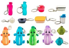 Mini garrafa de plástico multicolorida Tupperware coleção de brinquedos chaveiro comprar usado  Enviando para Brazil
