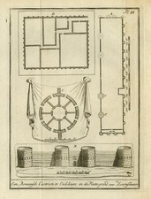 Estampa antiga-HISTÓRIA-FAZENDA-SILO DE MILHO-CAIRO-EGITO-POCOCKE-Pococke-1786 comprar usado  Enviando para Brazil