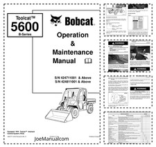 Bobcat Toolcat 5600 B-Series Utilitário Máquina de Trabalho Operação e Manutenção M... comprar usado Bobcat Toolcat 5600 B-Series Utilitário Máquina de Trabalho Operação e Manutenção M... comprar usado  Enviando para Brazil