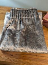 Silver crushed velvet for sale  BANGOR