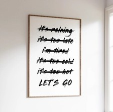 Let motivational poster for sale  Raleigh