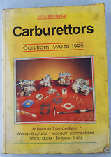 Autodata carburettors 1970 for sale  BOURNEMOUTH