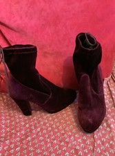 Burgundy red velvet for sale  HAYES