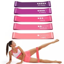 Bandas de resistência exercício esportes loop fitness academia em casa ioga conjunto de látex ou solteiros comprar usado  Enviando para Brazil