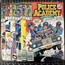 Police Academy #1-6 Marvel Comics 1989 lote conjunto completo B27 comprar usado  Enviando para Brazil